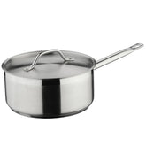Commichef+ Stainless Steel Saucepan w/ Lid 24cm